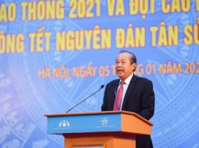 Image: Traffic safety year 2021 launched in Hanoi