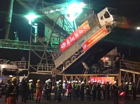 Image: Vung Ang port welcomes first shipment of 2021