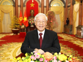 Image: Countries leaders offer congratulations to Party General Secretary President Nguyen Phu Trong