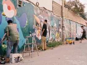 Image: 2021 Saigon international street art scheduled to begin this April