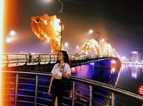 Image: Night tourist spots in Da Nang are both beautiful and fun