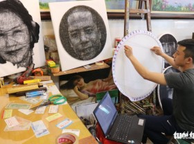 Image: 9X boy makes portrait pictures of nails thanks to the algorithm