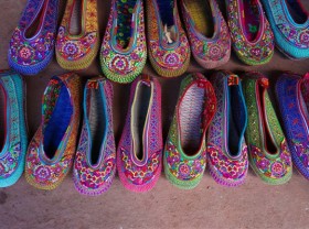 Image: Walk of fame for village’s shoes