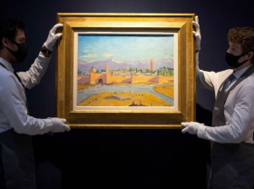 Image: Angelina Jolie sells rare painting of Winston Churchill for record 11 5 million