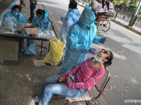 Image: India records highest spike of daily COVID-19 cases this year, tally at 11,846,652