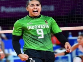Image: Indonesian key female volleyball player turns out to be a man