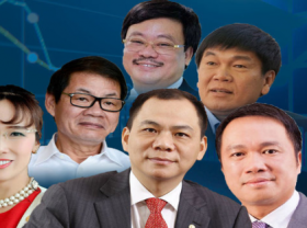 Image: Vietnamese billionaires worth up by 500 mln as stock market scales new high