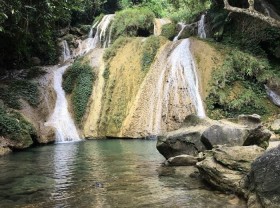 Image: Extreme cooling was at Khuoi Nhi Tuyen Quang waterfall