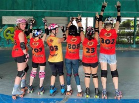 Image: Fledgling roller derby group wheeling and dealing in Saigon
