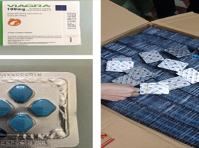 Image: Men to be prosecuted for smuggling large amount of counterfeit Viagra