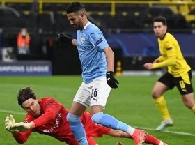 Image: Man City reach Champions League semis with 2-1 win at Dortmund