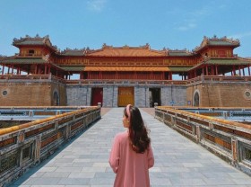 Image: The beautiful check-in point cannot be missed when traveling to Hue for holiday travel