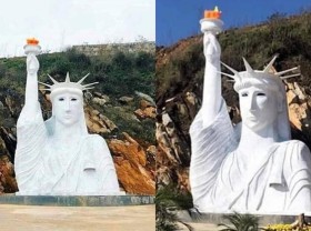 Image: Sapa tourist destination temporarily closes for 'ugly' replica of Statue of Liberty