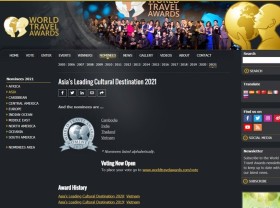 Image: Vietnam nominated for many categories in World Travel Awards 2021