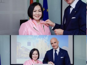 Image: VIFW chairwoman awarded the Order of the Star of Italy