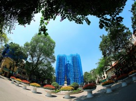 Image: Capital city’s landmark cathedral under renovation