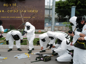 Image: In Photos Hanoi cancer hospital disinfected after Covid 19 cases detected