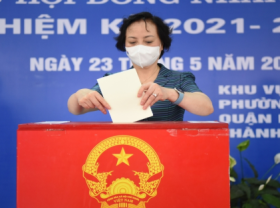 Image: 99 16 of voters nationwide went to polls on May 23