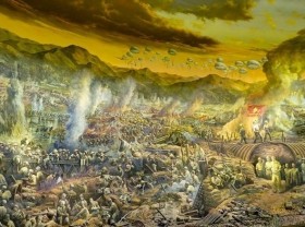 Image: Gigantic painting reenacts historic Dien Bien Phu Victory