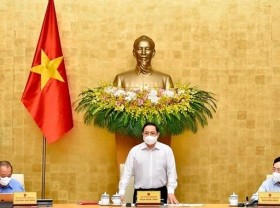 Image: PM Pham Minh Chinh chairs first regular Government meeting