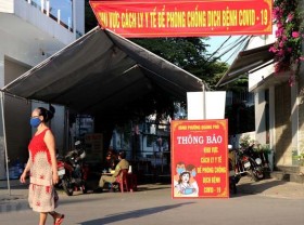 Image: Quang Ngai begins social distancing