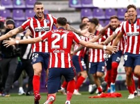 Image: Atletico Madrid crowned Spanish La Liga champions
