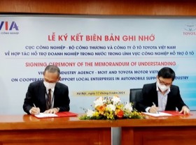Image: Toyota offers support to Vietnamese auto part producers