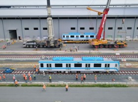Image: Trial operation of HCMC's metro line No. 1 set for Q3