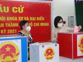 Image: Vietnamese nationwide vote for NA deputies amid Covid-19