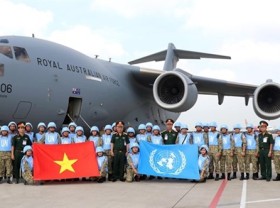 Image: Vietnam, Australia cooperate in UN peacekeeping mission in South Sudan