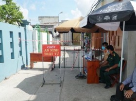 Image: 129 households in Ba Ria-Vung Tau under lockdown due to Covid-19 case