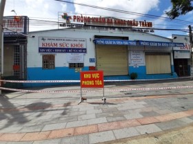 Image: Binh Duong’s town begins social distancing as 12 Covid-19 infections detected