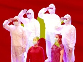Image: Cải lương artists release MVs praising people involved in COVID-19 fight