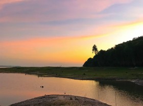 Image: Experience camping overnight by Dau Tieng Lake