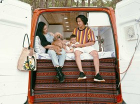 Image: Family for a year traveling through Vietnam on ‘mobile home’