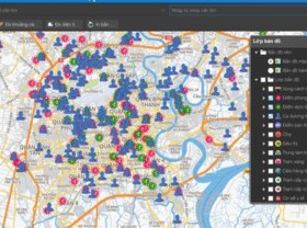 Image: HCMC presents online Covid-19 map