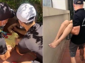 Image: 10 year old survives fall from 5th floor