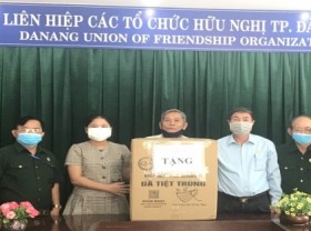 Image: The Friendship Association of Da Nang backs Laos in their struggle against Covid-19