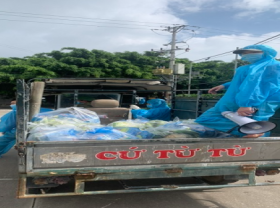 Image: Vietnam Covid 19 Updates June 3 235 new cases robot sent to Bac Giang to support pandemic fight