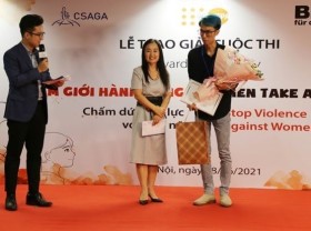 Image: Winners of contest on stopping violence against women announced