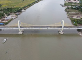 Image: See the bridge of 400 billion VND in the shape of a “rice grain” connecting Hai Phong – Hai Duong