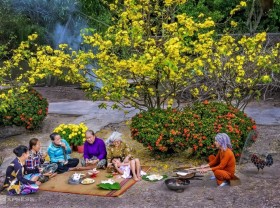 Image: The painting of Hau Giang countryside