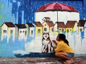 Image: In Photos Tam Thanh village painted with new colorful murals