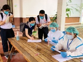 Image: Laos begins 2nd round of COVID-19 vaccination