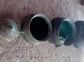 Image: Copper artefacts unearthed in Nghệ An Province