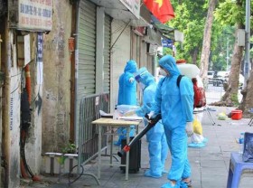 Image: Hanoi begins social distancing under Directive 16 from today