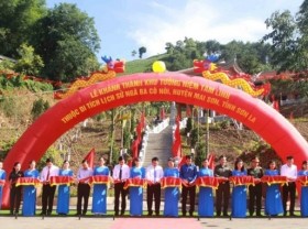 Image: Spiritual memorial area built at Co Noi crossroads relic in Son La