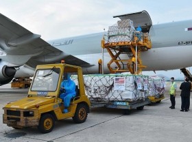 Image: US-donated vaccines delivered to Vietnam