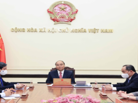 Image: Vietnamese State President Holds Phone Talks With Romanian Counterpart