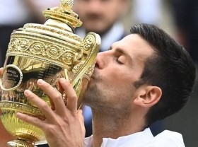 Image: Djokovic triumphs at Wimbledon to secure record-equalling 20th major